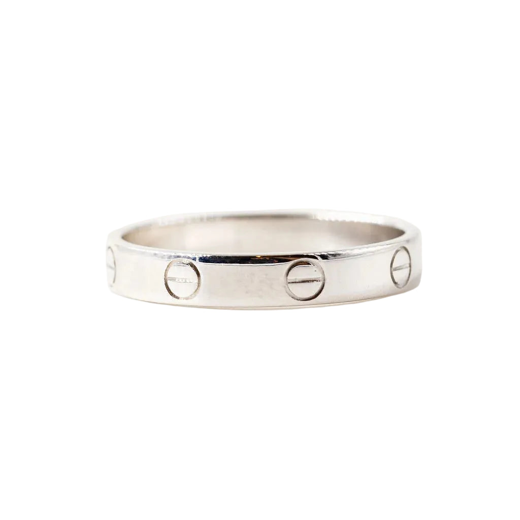 Bague CARTIER Love en or blanc