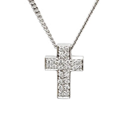 Collier Pendentif en or blanc et diamants
