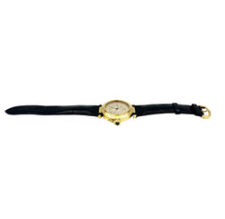 Montre CARTIER "Pasha" en or jaune et cuir