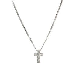 Collier Pendentif en or blanc et diamants
