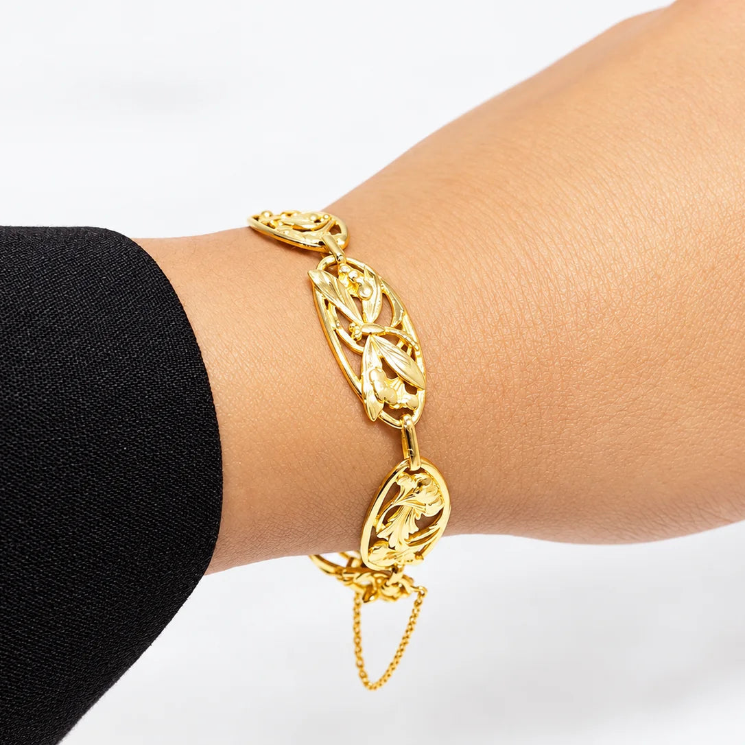 Bracelet Maille en or jaune