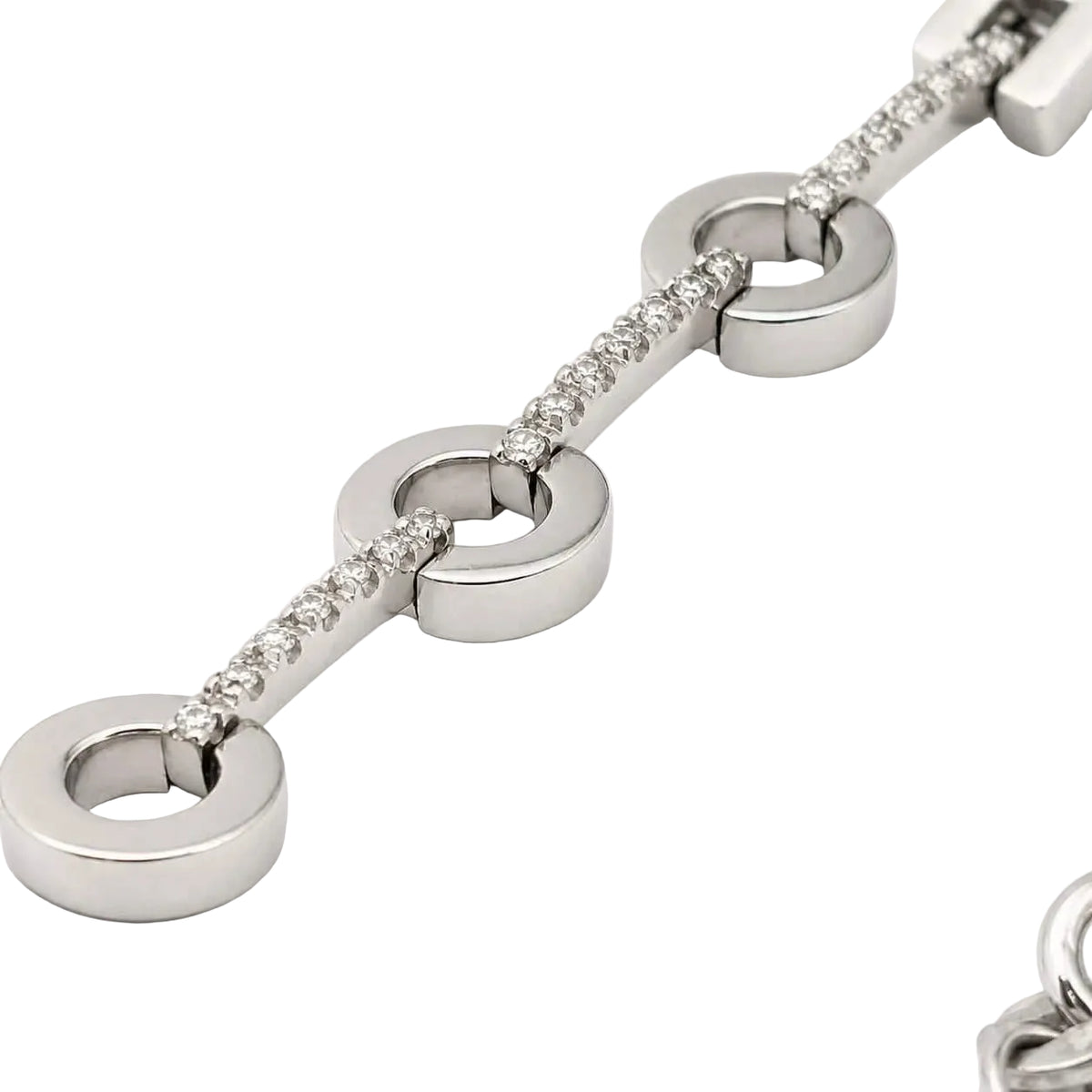 Collier Pendentif en or blanc et diamants