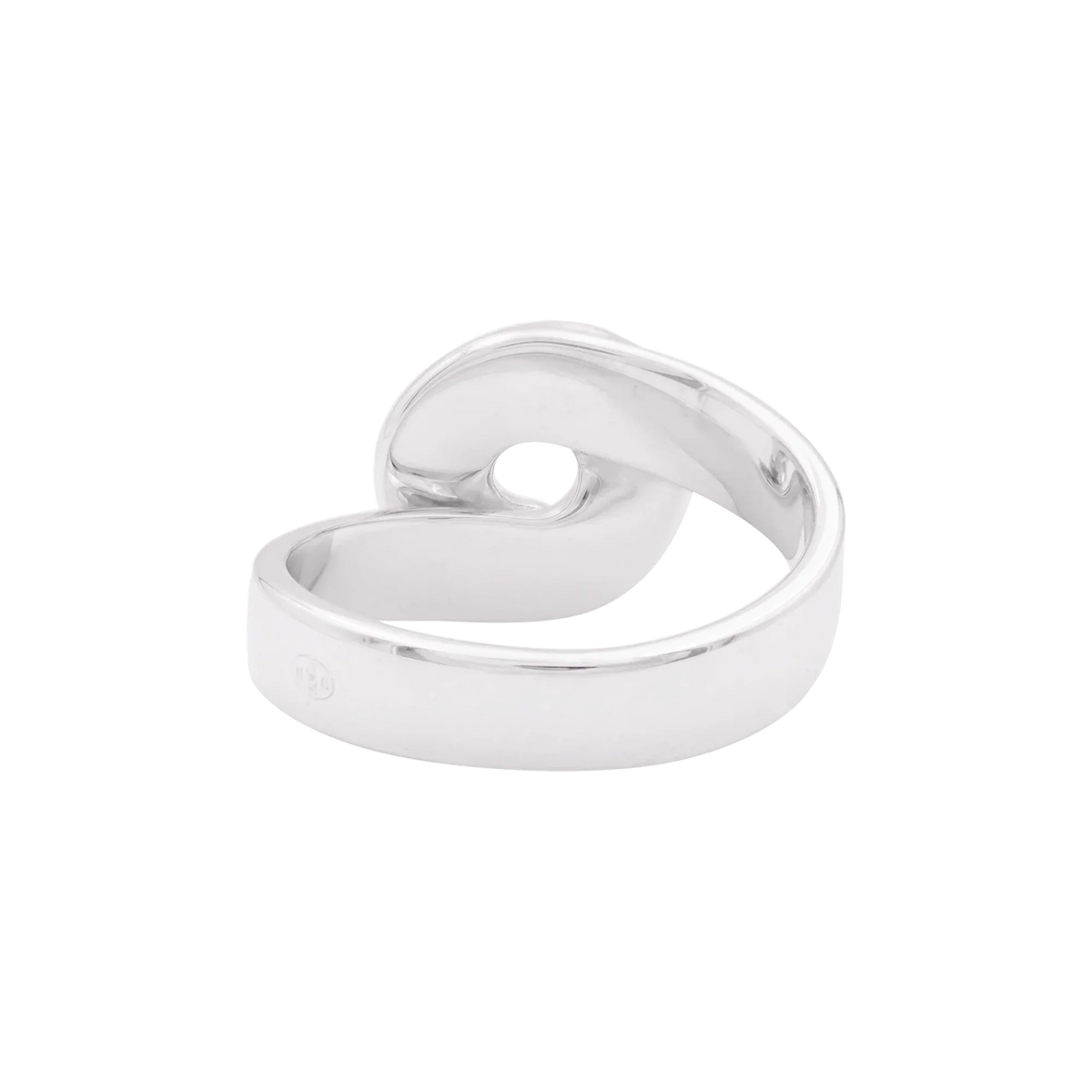Bague Pavée DINH VAN "Double Sens" en or blanc et diamants