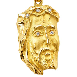 Pendentif en or jaune et diamants