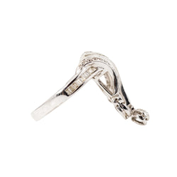 Bague Rubans en or blanc et diamants