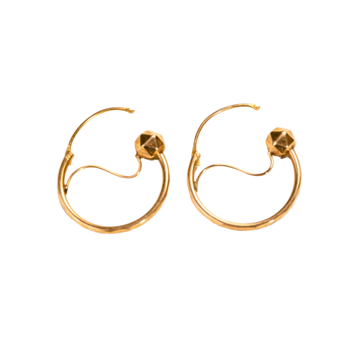 Boucles d'oreilles Créoles en or rose