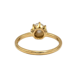 Bague Solitaire en or jaune et perle
