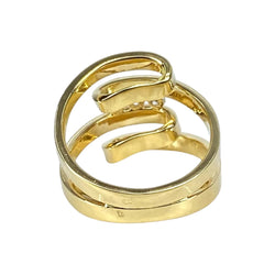 Bague en or jaune et diamants