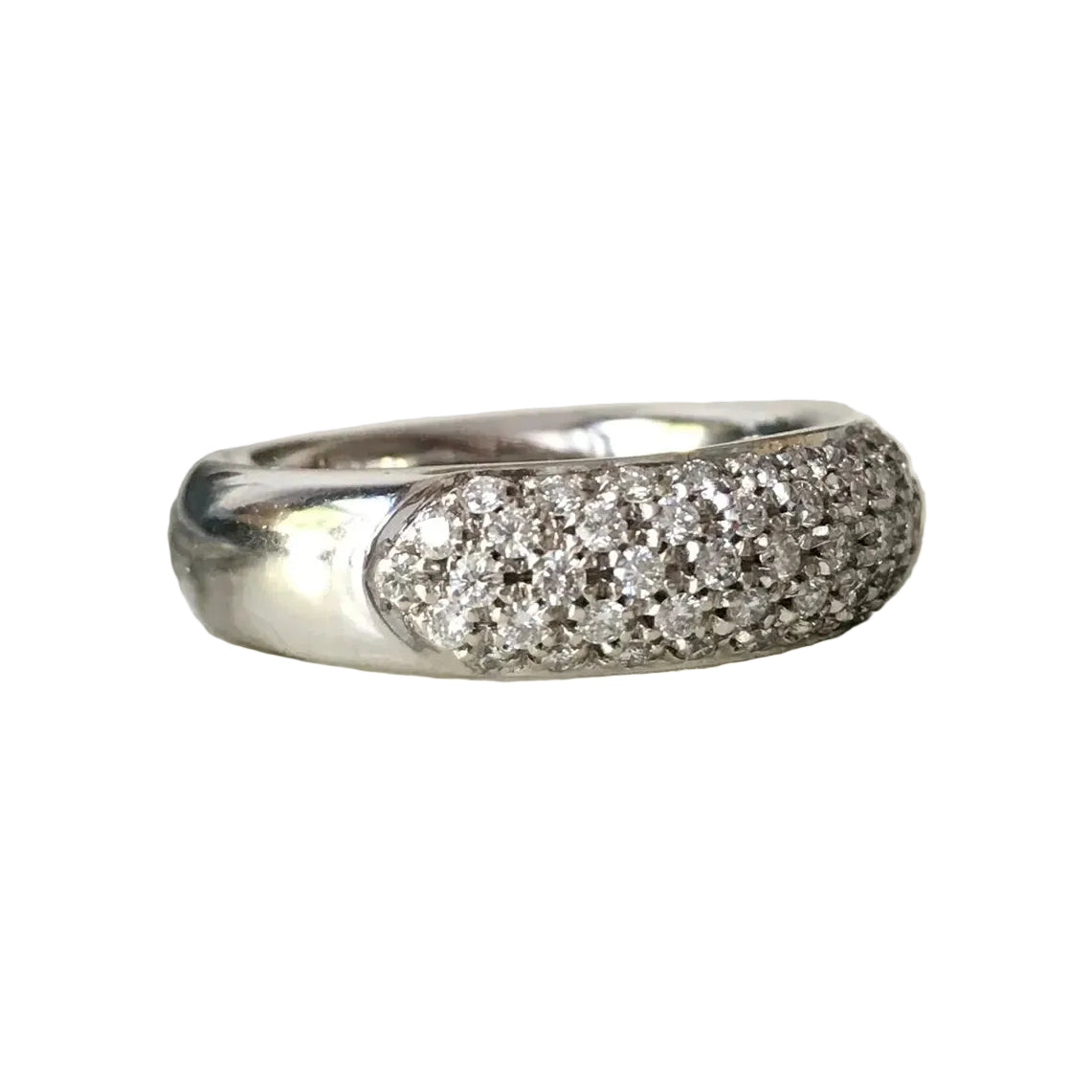 Bague Pavée DAMIANI en or blanc et diamants
