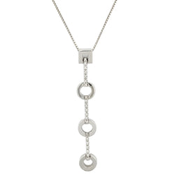 Collier Pendentif en or blanc et diamants