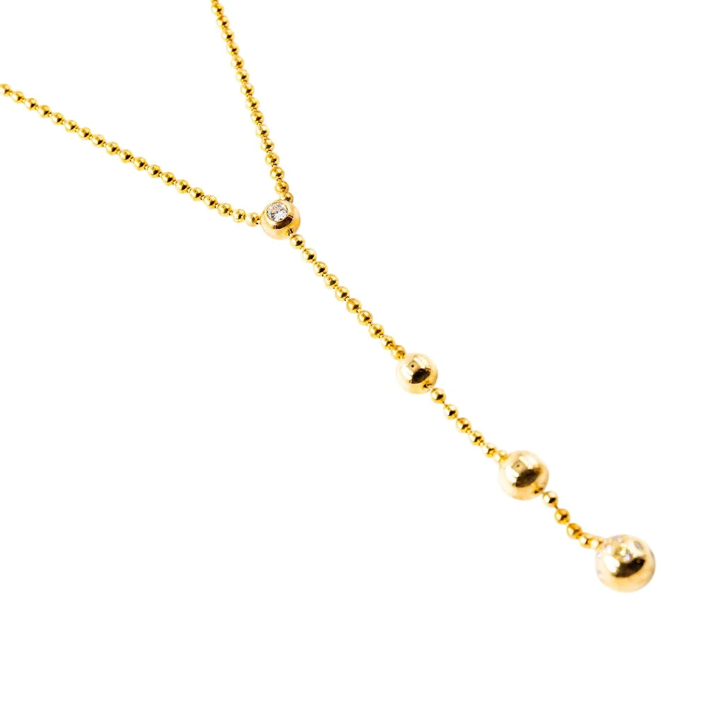 Collier Pendentif CARTIER Draperie de décolleté en or jaune et diamants