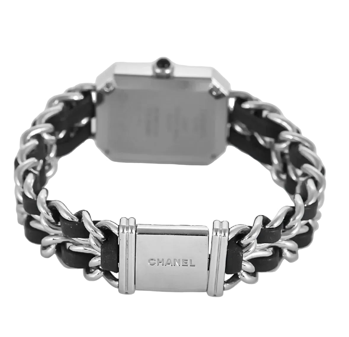 Montre CHANEL "Première" en acier et cuir