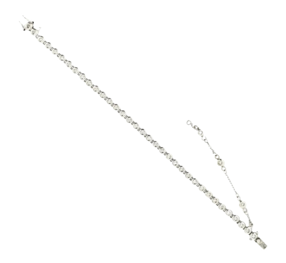 Bracelet Ligne en or blanc et diamants