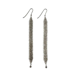 Boucles d'oreilles Pendantes TIFFANY & CO. par ELSA PERETTI en argent et diamants