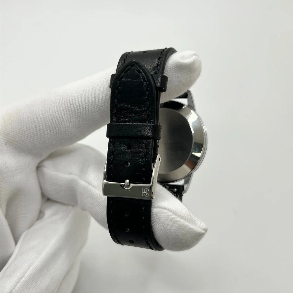 Montre BREITLING "Premier Chronograph" en acier inoxydable et cuir