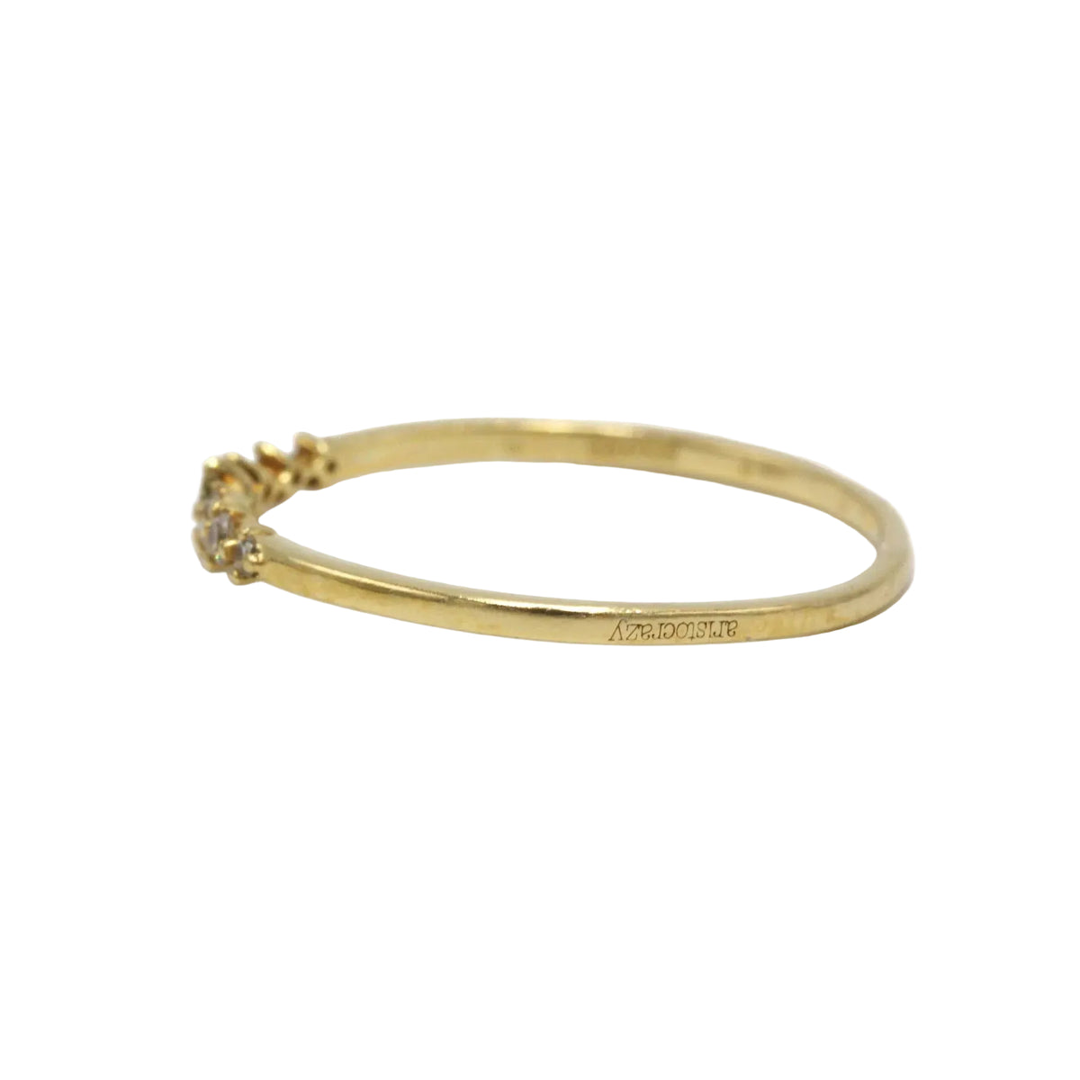 Bague Alliance ARISTOCRAZY Les Délicieux en or jaune et diamants