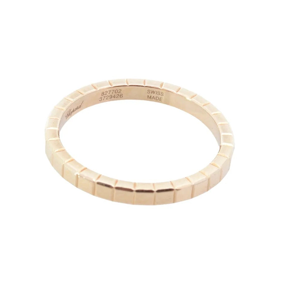 Bague Alliance CHOPARD Ice Cube en or rose