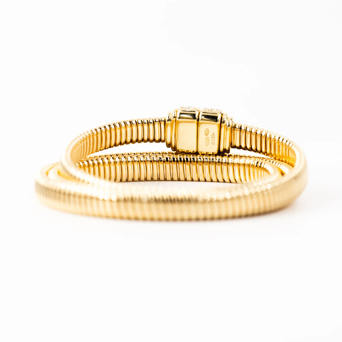 Bracelet Tubogas en or jaune 18 carats