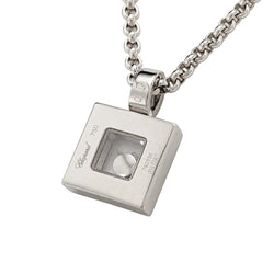 Collier Pendentif CHOPARD "Happy Diamonds" en or blanc et diamant