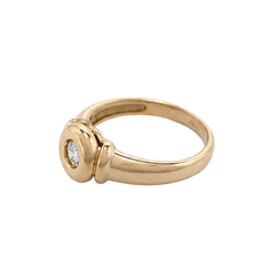 Bague Solitaire en or jaune et diamant
