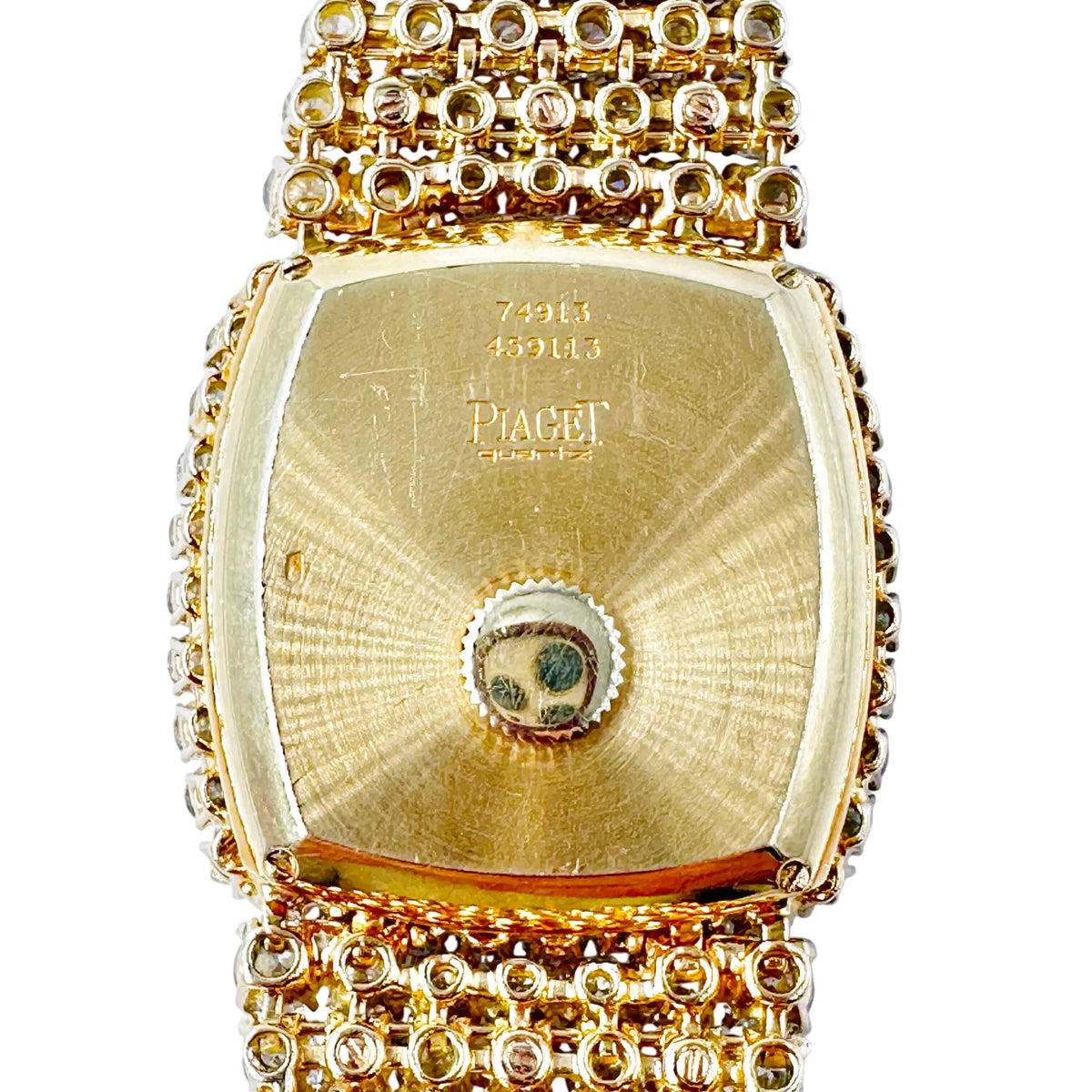 Montre PIAGET en or jaune et diamants