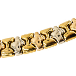Collier Maille en or jaune, or blanc et or rose