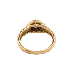 Bague Solitaire en or jaune et diamant
