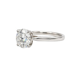 Bague Solitaire en or blanc et diamant