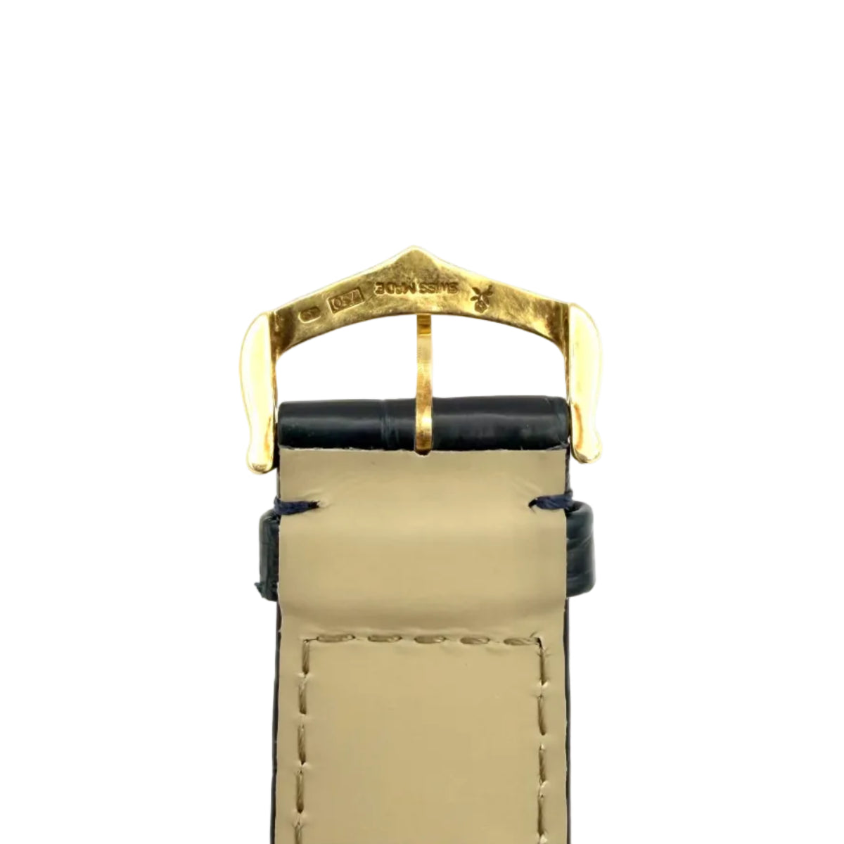 Montre CARTIER "Pasha" en or jaune et cuir