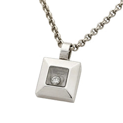 Collier Pendentif CHOPARD "Happy Diamonds" en or blanc et diamant