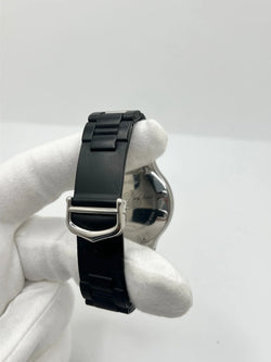 Montre CARTIER "21 Chronoscaph" en acier inoxydable et caoutchouc