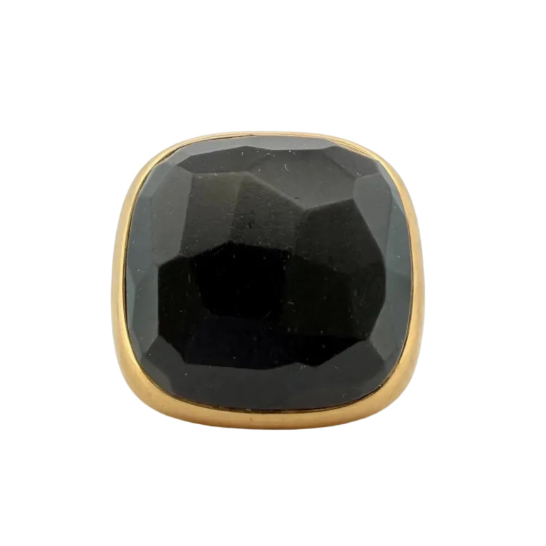 Bague Cocktail POMELLATO "Victoria" en or jaune et jais