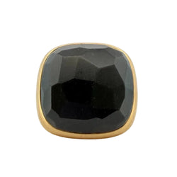 Bague Cocktail POMELLATO "Victoria" en or jaune et jais