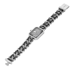 Montre CHANEL "Première" en acier et cuir