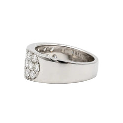 Bague Bandeau en or blanc et diamants