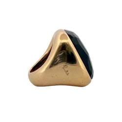 Bague Cocktail POMELLATO "Victoria" en or jaune et jais