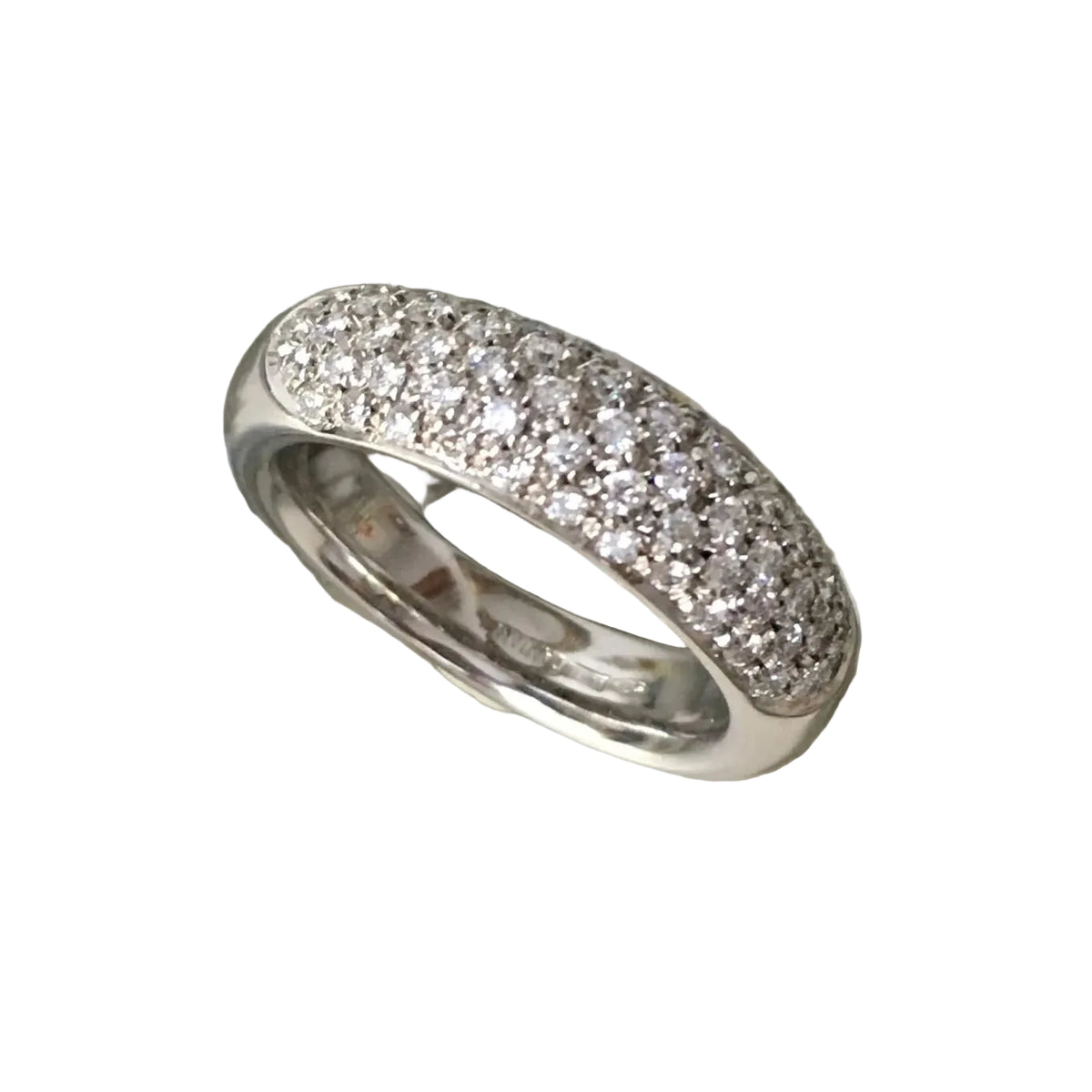 Bague Pavée DAMIANI en or blanc et diamants