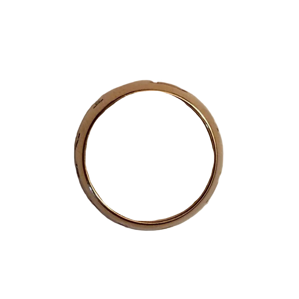 Bague Bandeau BULGARI "Monologo" en or rose