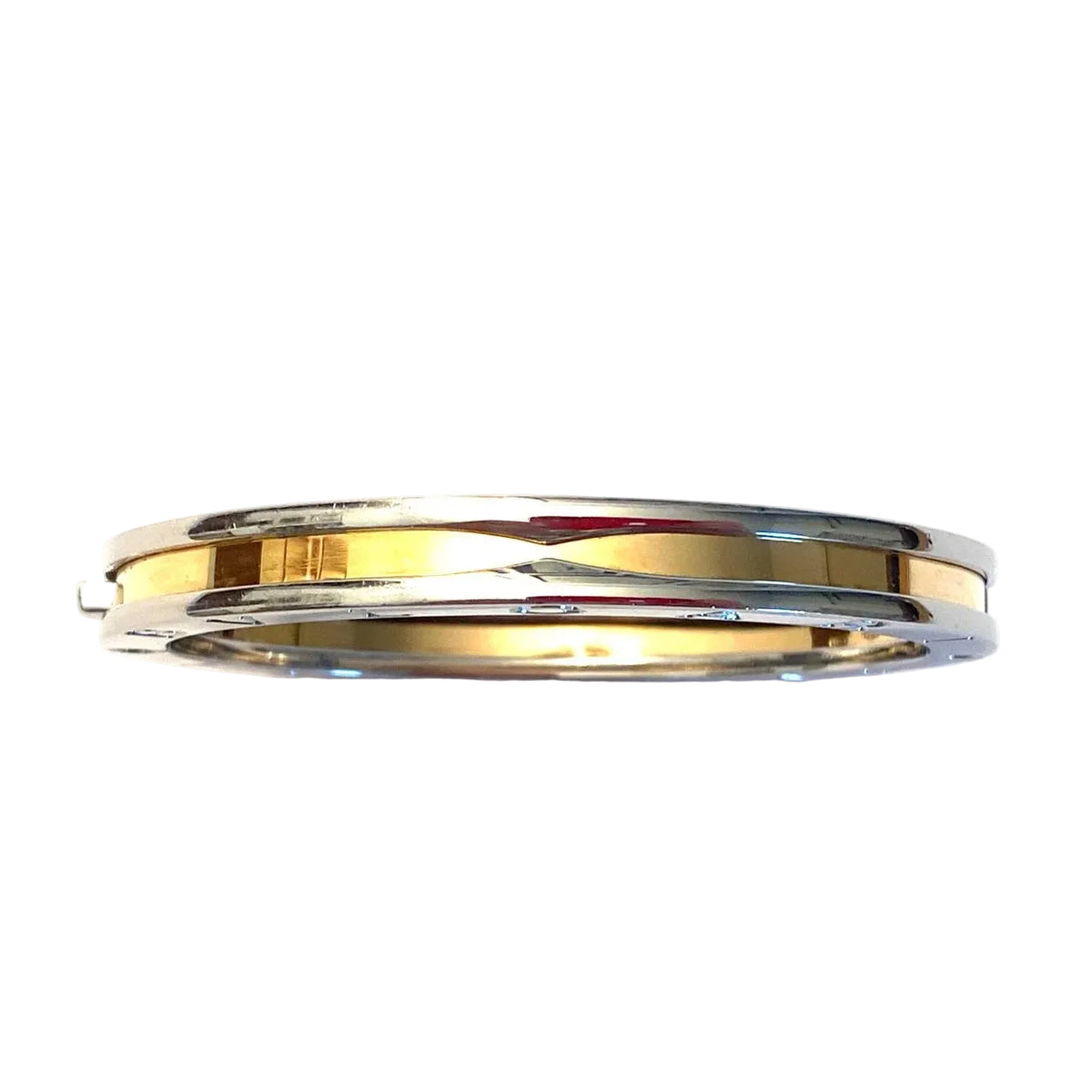 Bracelet Jonc BULGARI B.Zero1 en or jaune et acier