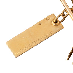 Broche Clip VAN CLEEF & ARPELS "Ne m'oubliez pas" en or jaune, saphirs et diamants