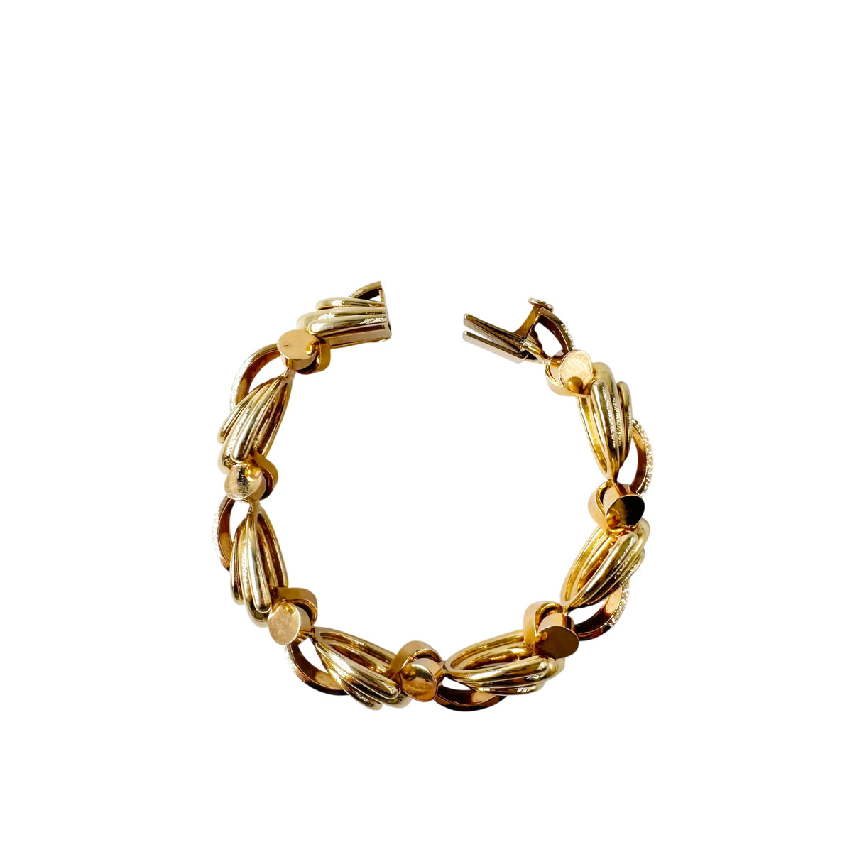 Bracelet Tank en or jaune