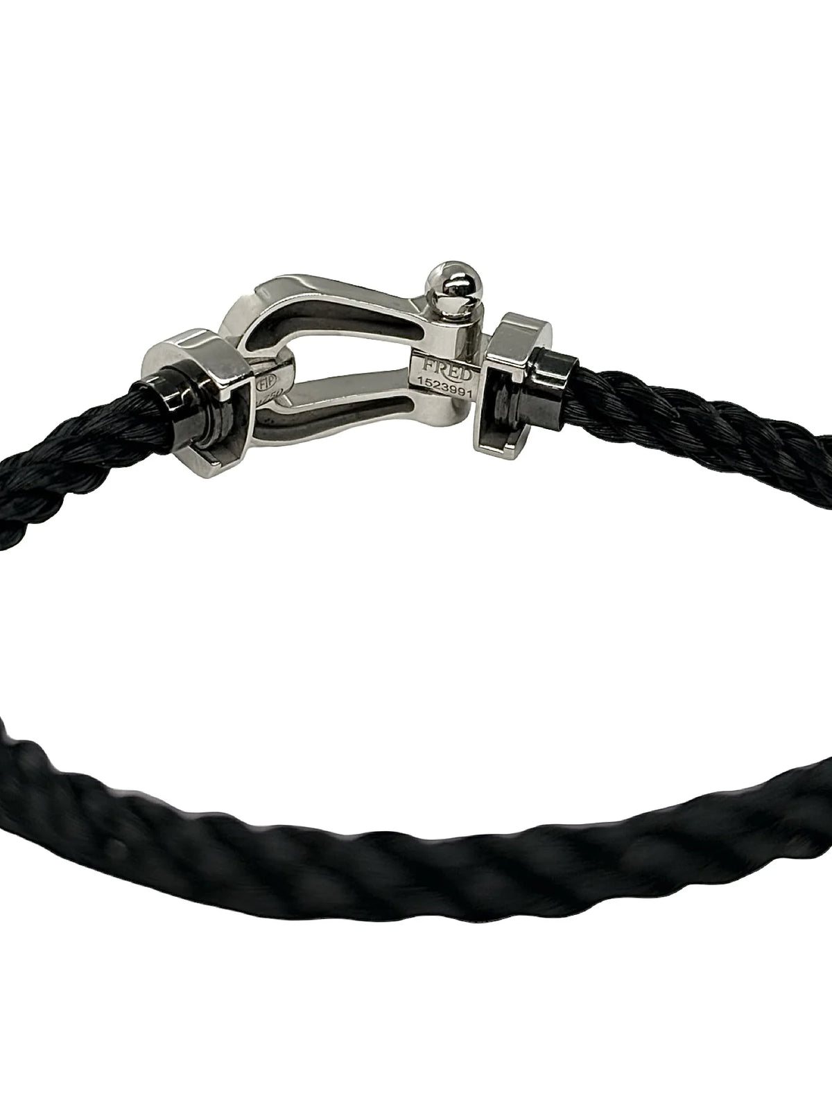 Bracelet FRED Force 10 GM en or blanc