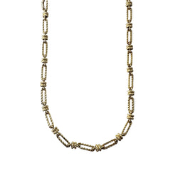 Collier Pendentif FRED en or jaune, chrysoprases et onyx