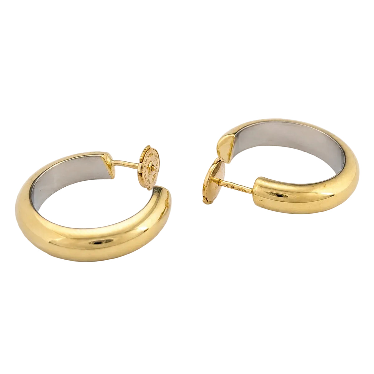 Boucles d'oreilles Créoles en or jaune