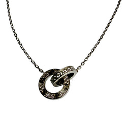Collier Pendentif CARTIER "Love" en or blanc et diamants