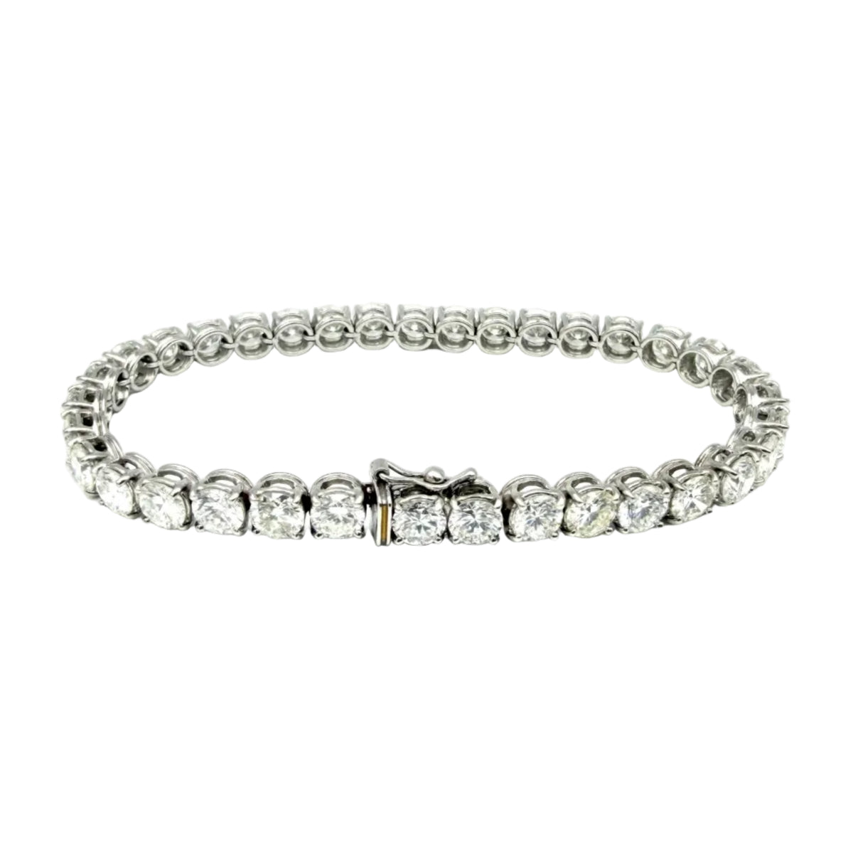 Bracelet Ligne en or blanc et diamants