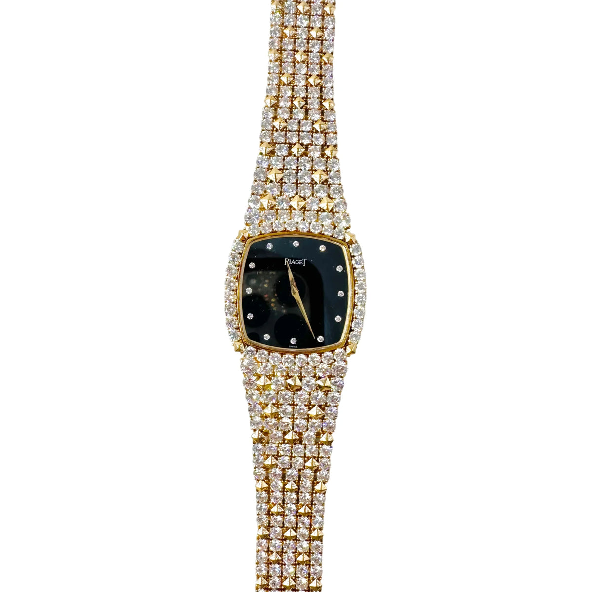 Montre PIAGET en or jaune et diamants