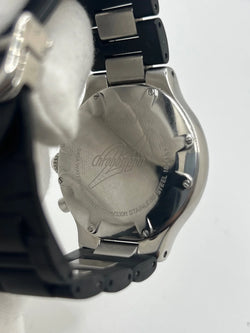 Montre CARTIER "21 Chronoscaph" en acier inoxydable et caoutchouc