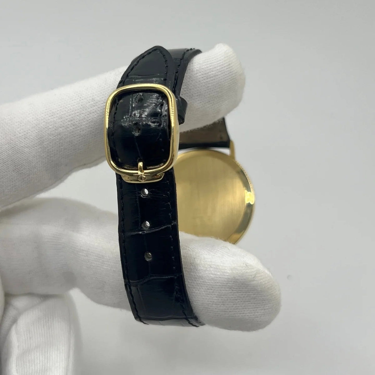 Montre BAUME & MERCIER "Classima" en or jaune, acier et cuir