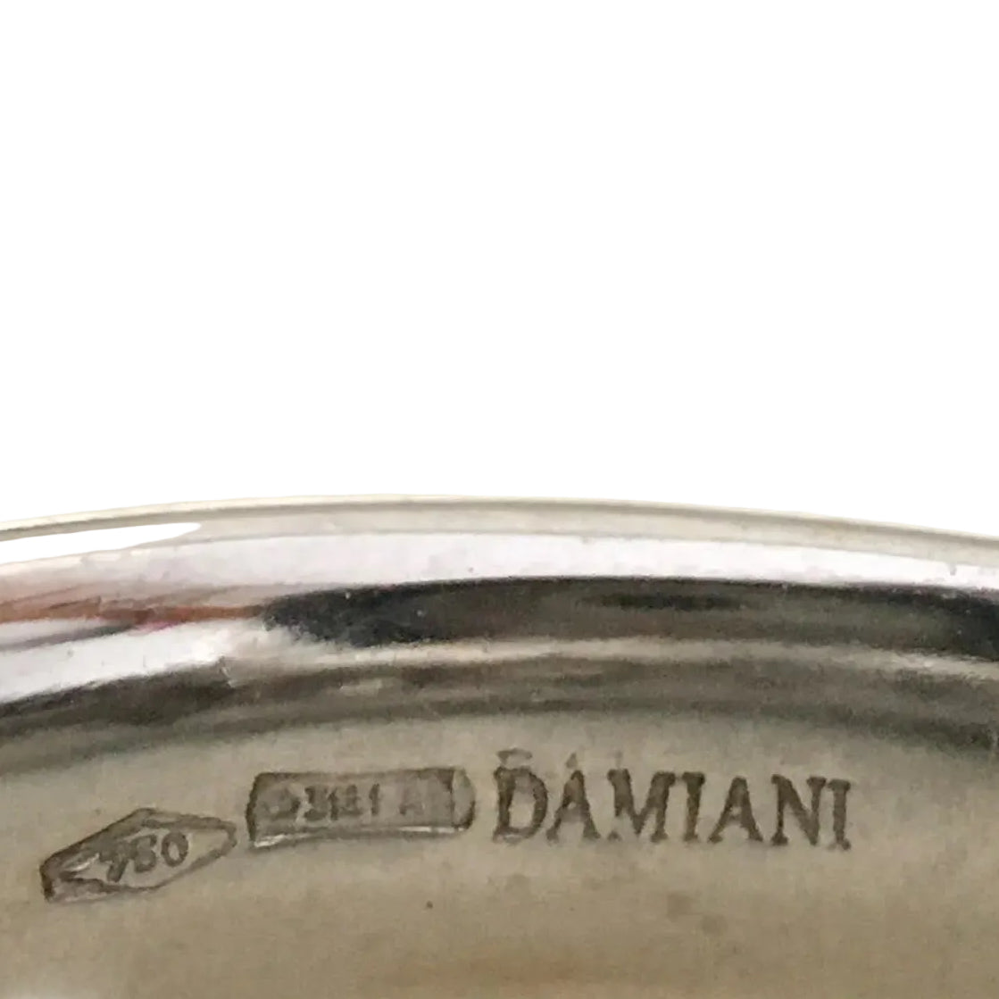 Bague Pavée DAMIANI en or blanc et diamants